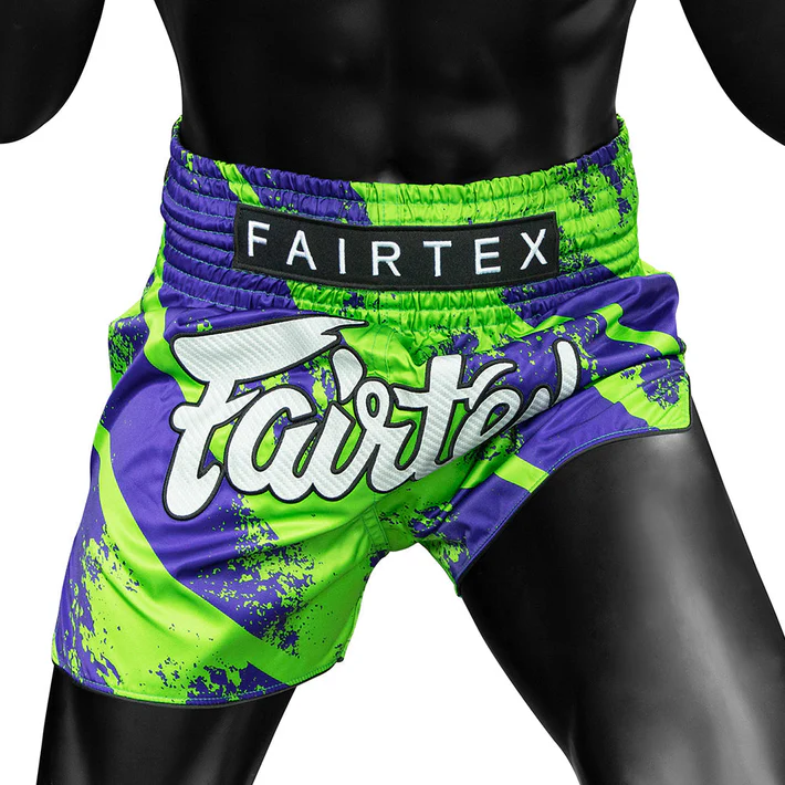 Muay Thai trenky - FAIRTEX - Street King - zelené