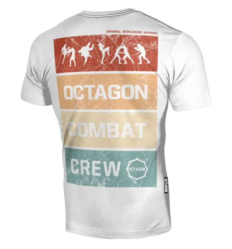 Tričko - Octagon - Combat Crew - biele