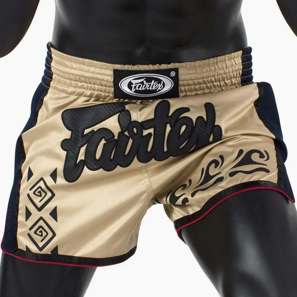 Muay Thai trenky - FAIRTEX - khaki