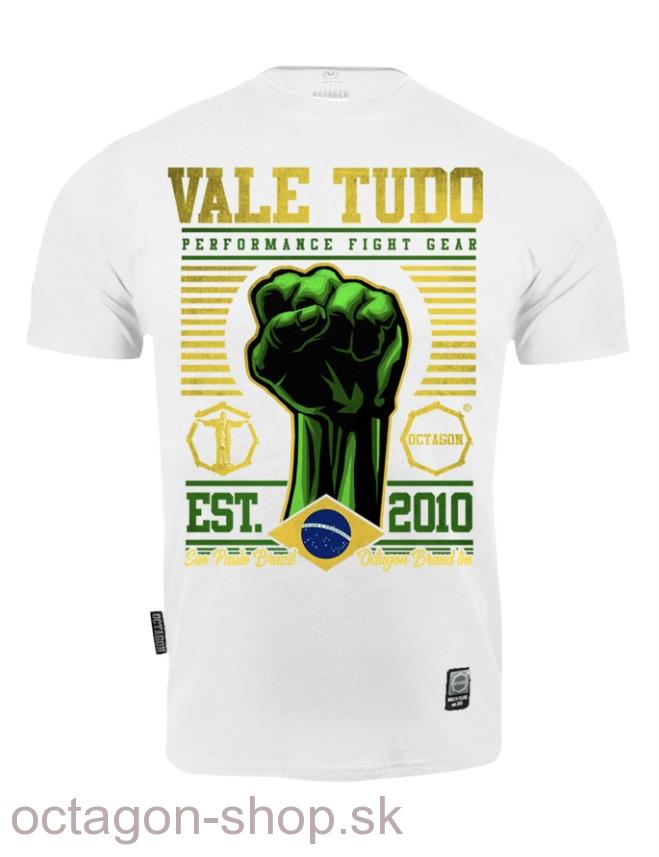 Tričko - Octagon - Vale Tudo - Biele