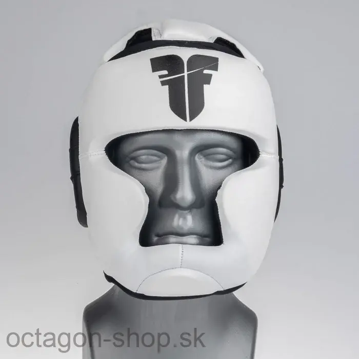 Boxerská prilba - Fighter - biela