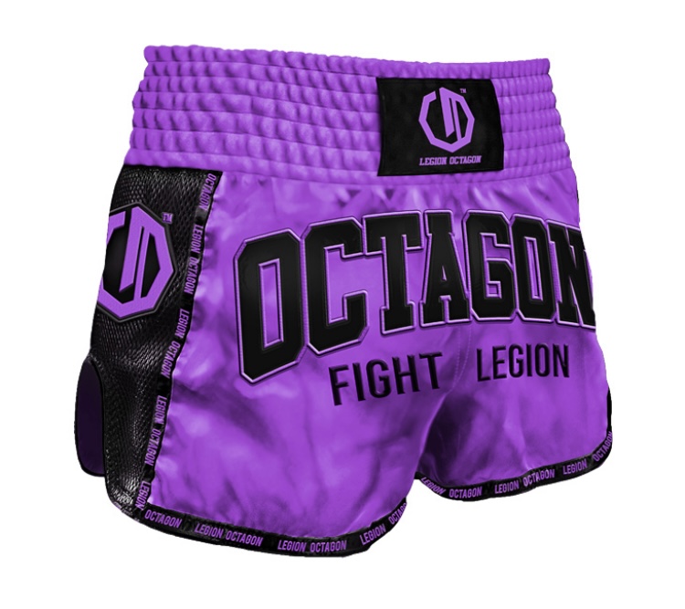 Muay Thai trenky - Octagon - Fight Legion - fialové
