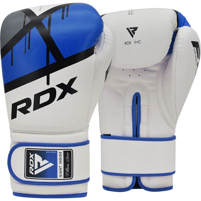 Boxerské rukavice - RDX - F7 - modré