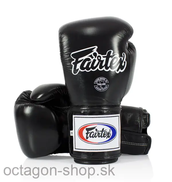 Boxerské rukavice - FAIRTEX - BGV5 - Super Sparring Locked Thumb - čierne