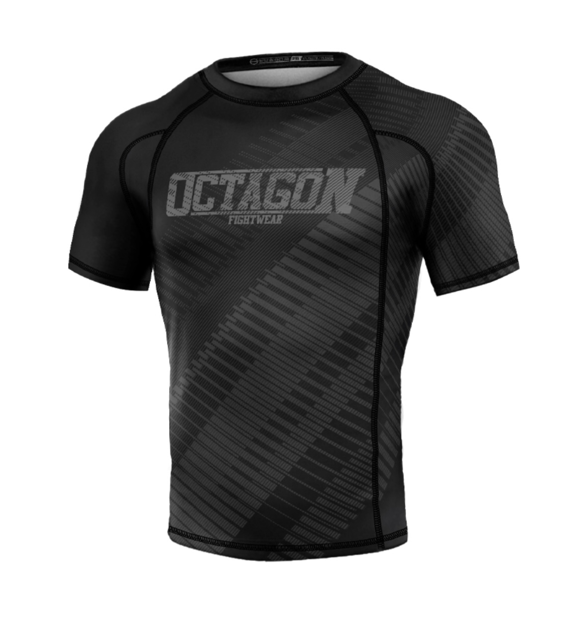 Rashguard - Octagon - Block - čierny