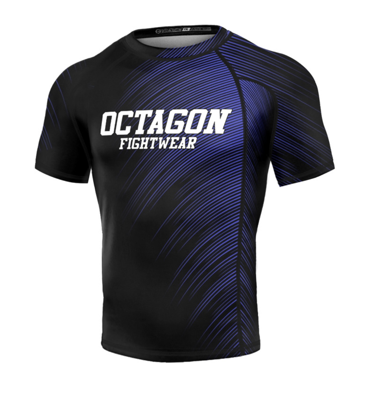 Rashguard - Octagon - Blast - modrý