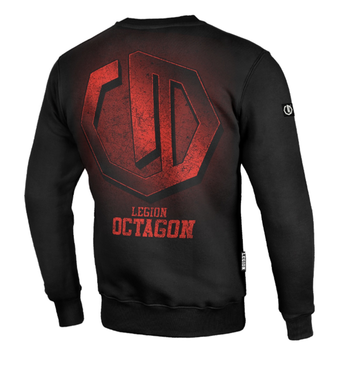 Mikina - Octagon - Conquest - čierna/červená