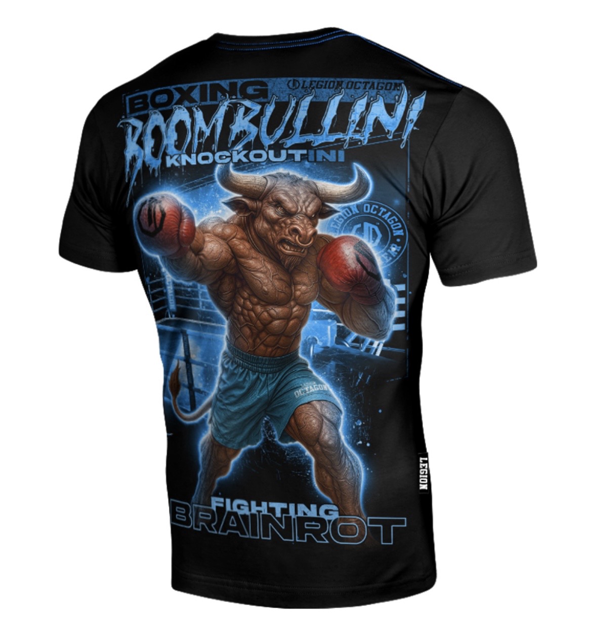 Tričko - Octagon - Brainrot - Boombullini Knockoutini