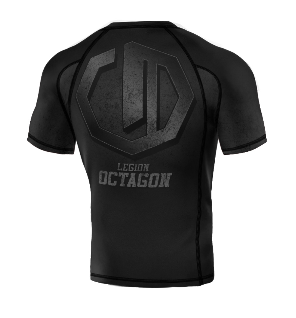 Rashguard - Octagon - Conquest - čierny